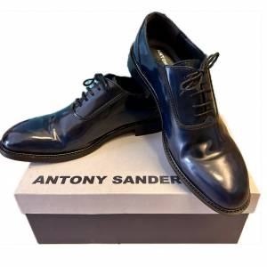 意大利名牌Antony Sander，size 41真皮男裝皮鞋