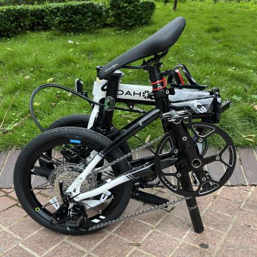 2024 最新款 頭柱內摺版馬甲線款 DAHON K3 PLUS 9速 16吋 碟剎 鋁合金 折叠車 送水...
