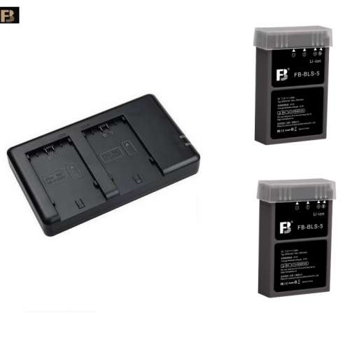 FB 灃標 Olympus BLS-1 / BLS-5 / BLS-50 / BLS1 / BLS5 / BLS50 With USB Charger