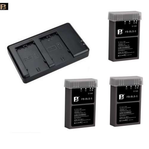 FB 灃標 Olympus BLS-1 / BLS-5 / BLS-50 / BLS1 / BLS5 / BLS50 With USB Charger