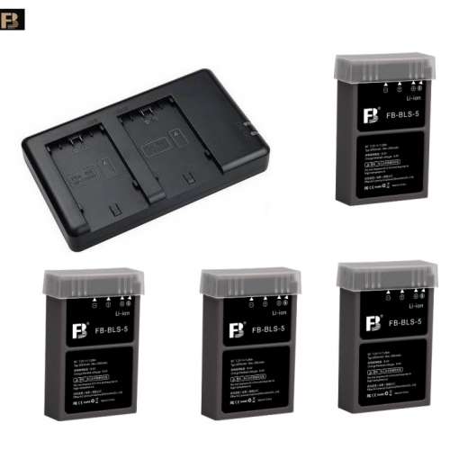 FB 灃標 Olympus BLS-1 / BLS-5 / BLS-50 / BLS1 / BLS5 / BLS50 With USB Charger