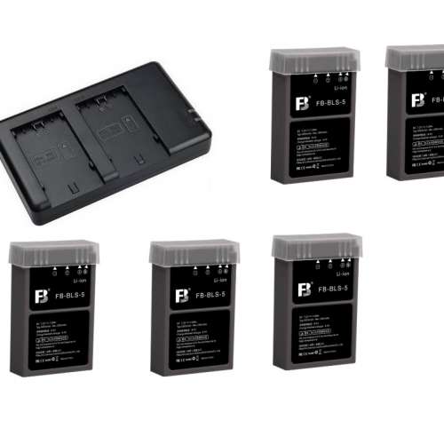 FB 灃標 Olympus BLS-1 / BLS-5 / BLS-50 / BLS1 / BLS5 / BLS50 With USB Charger
