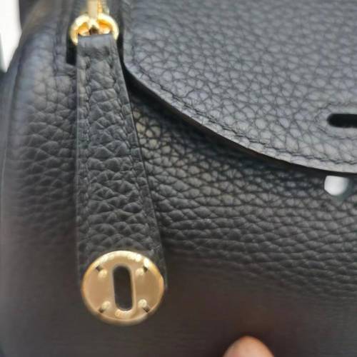Hermes black mini Lindy