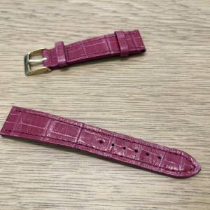 High Quality Alligator Embossed Calf Leather Strap With Quick Release