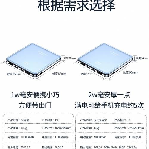 超薄充電寶 power band