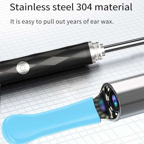 智慧型挖耳匙可視採耳儀高清掏耳鏡工具耳朵清潔器發光耳內視鏡