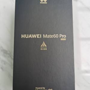 全新Huawei Mate 60 Pro (全網通) (國行版) 智能手機 12GB+256GB 雅丹黑
