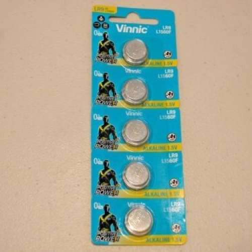 VINNIC L1560 / L1560F / 625A / PX625A / V625U / LR9 1.5V Alkaline Button Battery