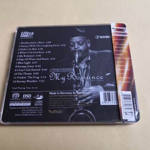 SACD BEN WEBSTER - MY ROMANCE 德版