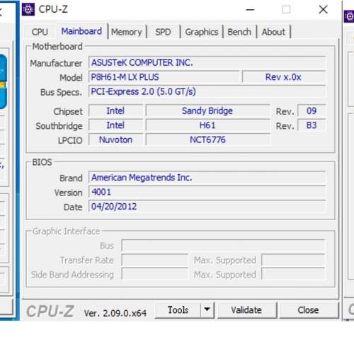 Asus P8H61-M LX Plus, i3-2120 Kingston DDR3 4GB x 2