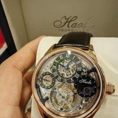 豪法 陀飛輪 玫瑰金