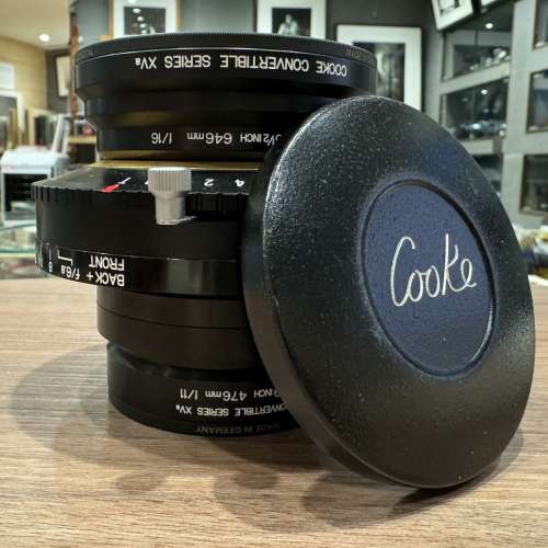 Cooke Series XVa Triple Convertible Large Format Lens - Copal 3s Shutter