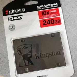 全新未開封 Kingston A400 SATA3 2.5-inch SSD 240GB (SA400S37/240G)現貨 有興趣留...