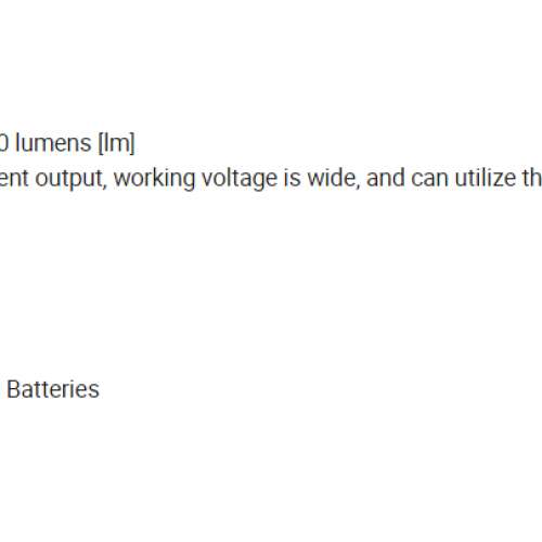 Romisen RC-F4 光束炮 電筒收藏 Torch