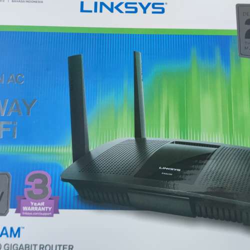 LINKSYS MAX-STREAM AC2600 MU-MIMO GIGABIT ROUTER 全新