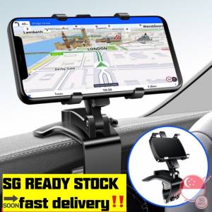 車內用手機支架汽車儀表板 GPS 導航支架後視鏡遮陽板手機支架 360°