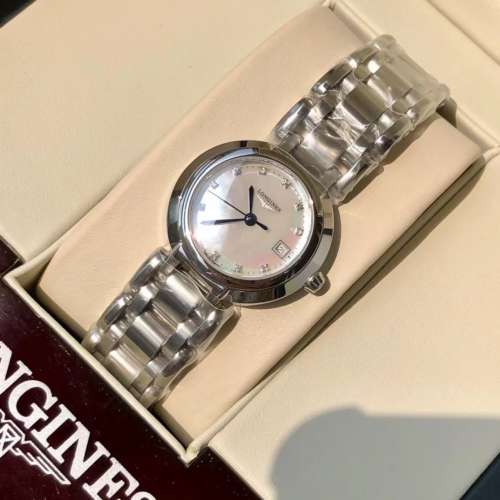 浪琴LONGINE心月系列，月相女士石英腕表