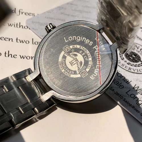 浪琴LONGINE心月系列，月相女士石英腕表