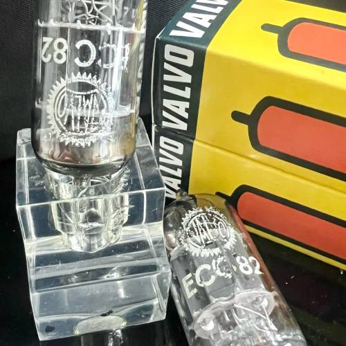 12au7飛利浦富豪細圓環短灰屏十字頂部荷蘭1962同年製造一對