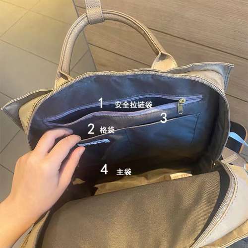 一眼貴氣！ 日本超高級雙肩氣質男女背包牢固~防潑水超輕巨美，可以作為旅行背包，電...