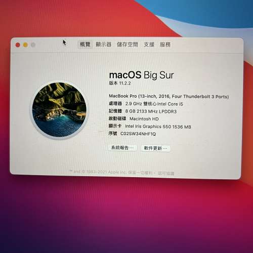 Apple Mac Mini M1 8GB Ram 256GB SSD 2020版本