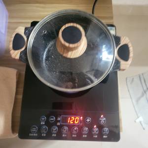 電磁爐連陶磁鍋