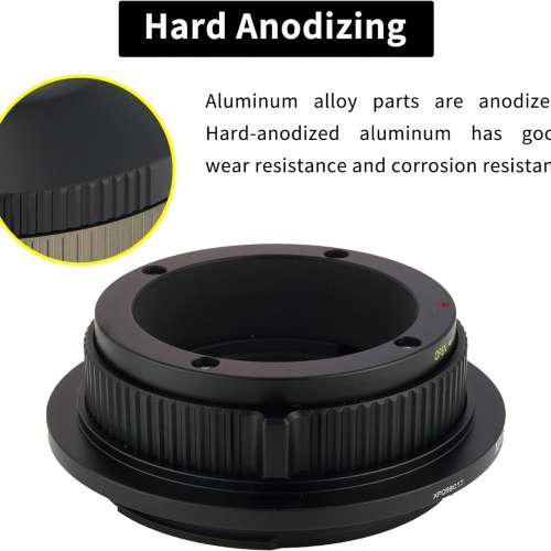 Xpimage Locking Adapter For Kinoptik Cameflex Lens To Fujifilm G