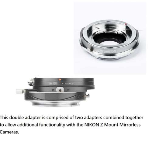 Voigtlander Schneider-Kreuznach Retina DKL To Nikon Z Mount Adaptor Tilt & Shift