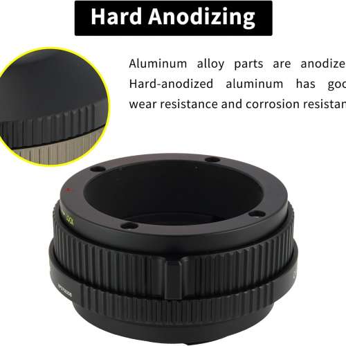 Xpimage Locking Adapter For Kinoptik Cameflex Lens To Fujifilm X-Mount Mirrorles