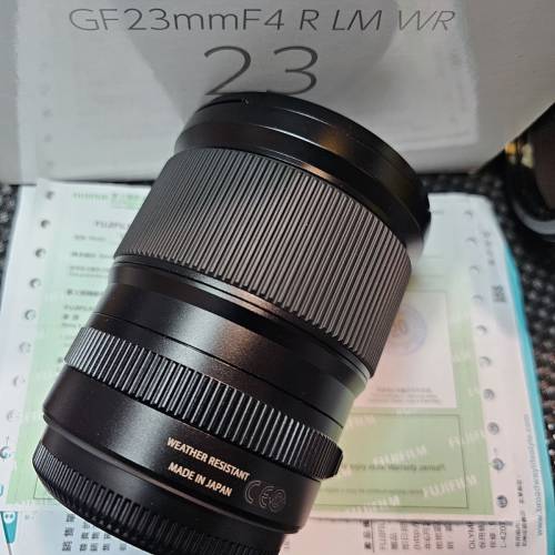 Fujifilm Gf 23mm f4 R LM WR gfx 50 gfx100