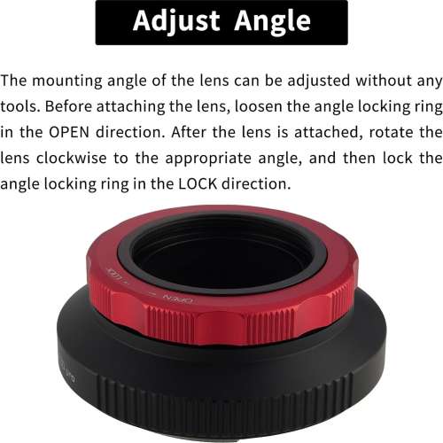 XPimage Locking Adapter For M42 Screw SLR Lens To Hasselblad XCD Mount