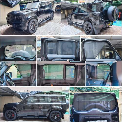 Landrover Defender 全車磁石濾光窗網太陽擋