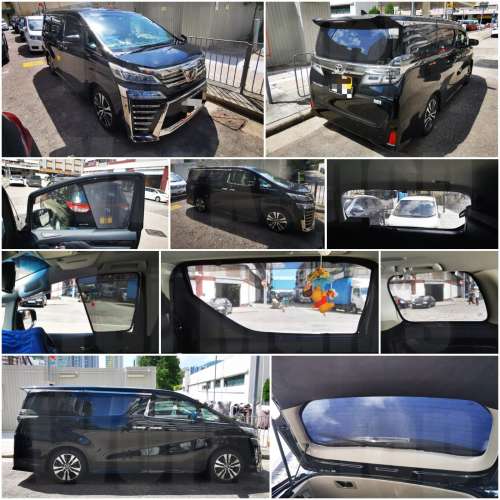 Alphard Vellfire LM350 全車磁石濾光窗網太陽擋