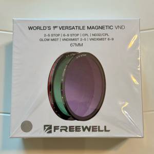 Freewell 7合1磁吸式VND/ Mist/ CPL濾鏡系統套裝 Magnetic VND 7-in-1 Filter System