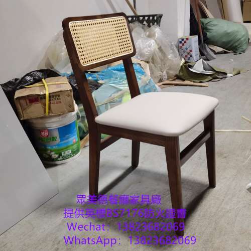 餐飲店實木椅子訂製,茶餐西餐廳餐枱椅訂造,法式自助餐廳專用款式椅子,防火皮革餐檯...