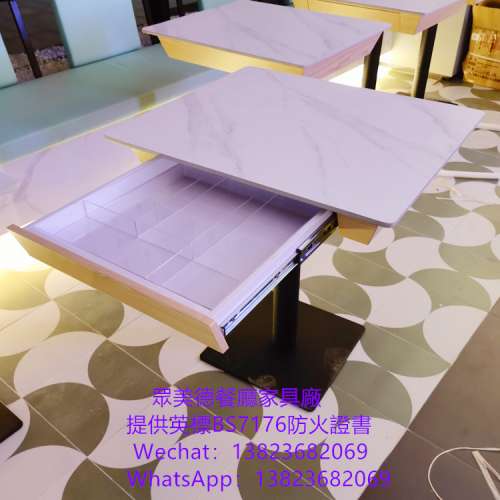 餐飲店岩板餐檯訂製,收納櫃儲物餐桌訂造,料理店餐枱椅凳梳化客訂做,港式餐廳桌子椅...