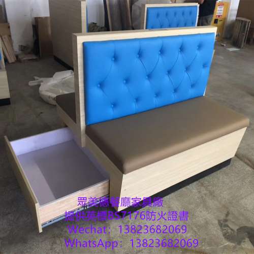 港式茶餐廳沙發座椅訂製,茶餐西餐廳卡座梳化倉訂造,防火皮革卡組沙發傢具廠,儲物櫃...