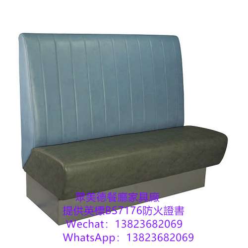 港式餐廳卡座沙發梳化訂製,坐墊掀開儲物櫃沙發梳化倉訂造,防火皮革沙發梳化客訂做,...