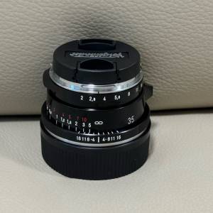 福倫達Voigtlander Ultron 35mm f2.0 ASPH Type II Black Paint for Leica