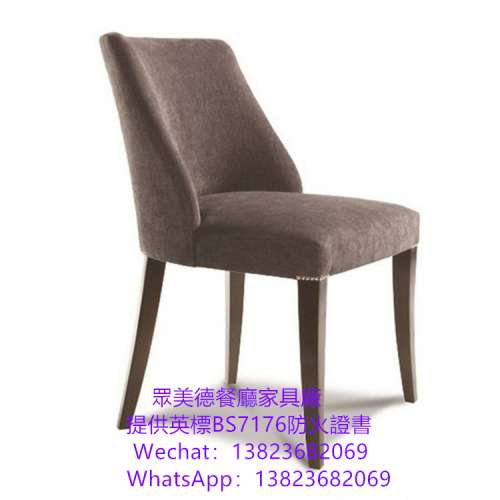 餐飲店實木椅子訂製,高端西餐廳餐枱椅訂做,中式風格餐廳餐枱椅訂造,阻燃皮佈餐檯椅...