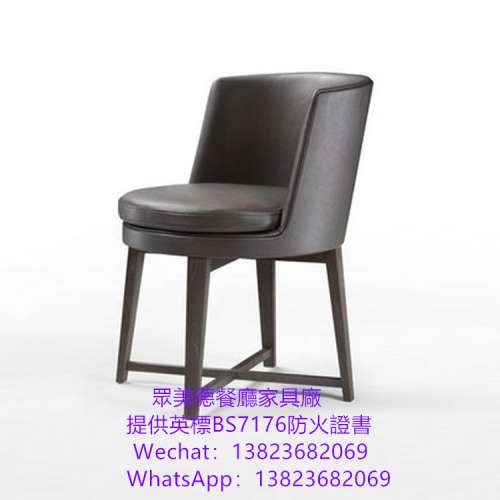餐飲店實木椅子訂製,高端西餐廳餐枱椅訂做,中式風格餐廳餐枱椅訂造,阻燃皮佈餐檯椅...