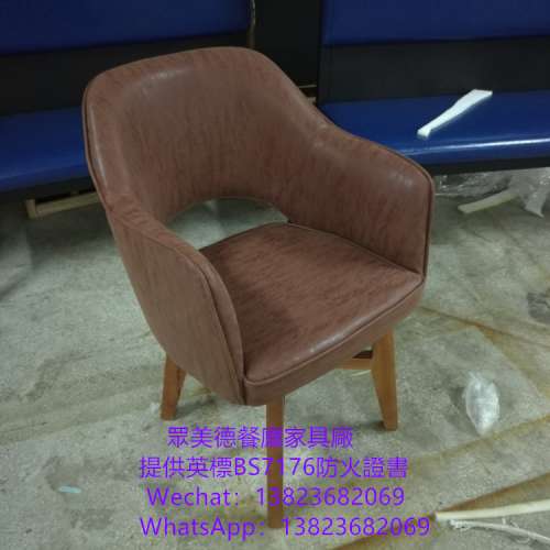 酒店餐枱椅訂製,包房圓枱搭配椅子訂做,阻燃皮革餐枱椅訂造廠家,港式餐廳西餐廳法式...