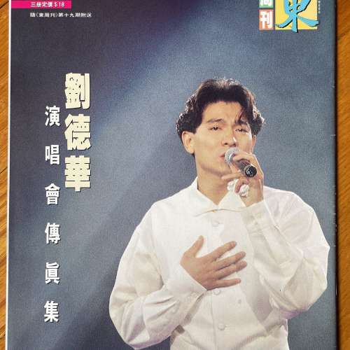 劉德華 Andy Lau 懷舊寫真集書2本及1999演唱會製作特輯VCD 1隻，已停產絕版，9成幾新...