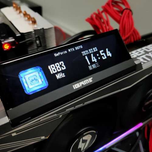 I Game 火神帶屏幕RTX3070 超級新可試卡