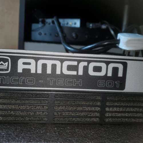 Crown後級Micro-tech 601有雜音