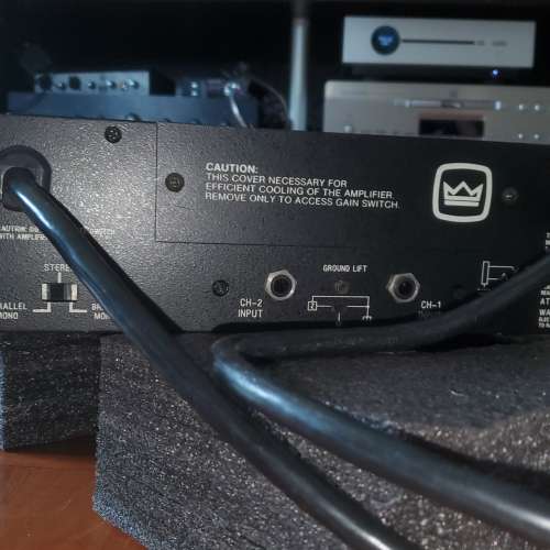 Crown後級Micro-tech 601有雜音