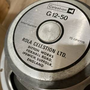 Celestion G12 12吋全音英國製單元一對