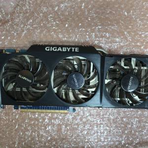 二手 GIGABYTE GV-N570OC-13I GTX570 1280MB OC PCIE DISPLAY CARD