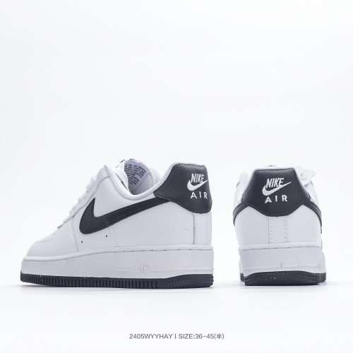 耐吉Nike Air Force 1’07 Low"White/Black"空軍一號經典低幫百搭休閒運動板鞋