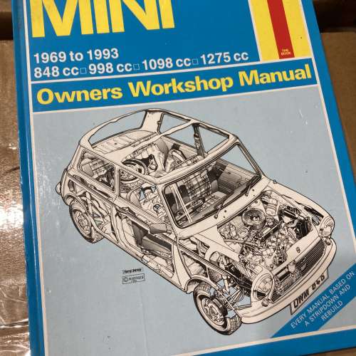 Mini Cooper 迷你谷巴維修手冊，英國購入